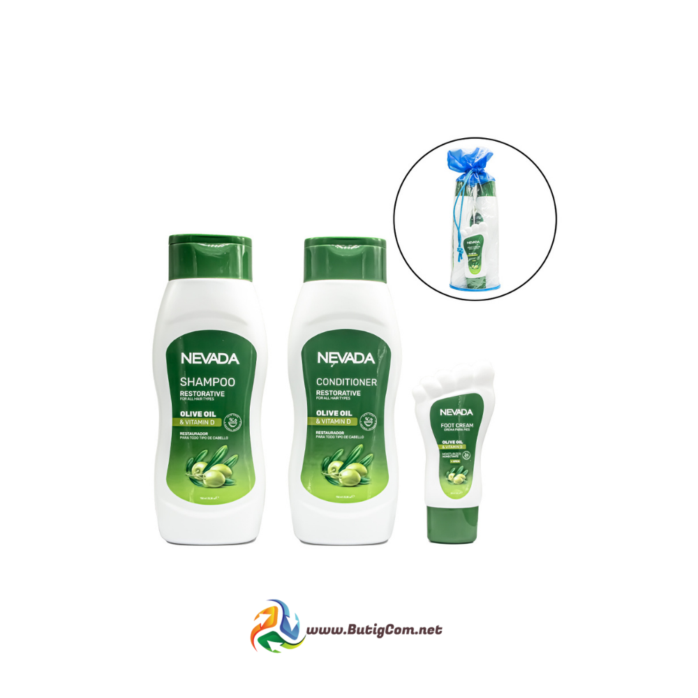 Nevada Set Capilar Olive Oil 3pza