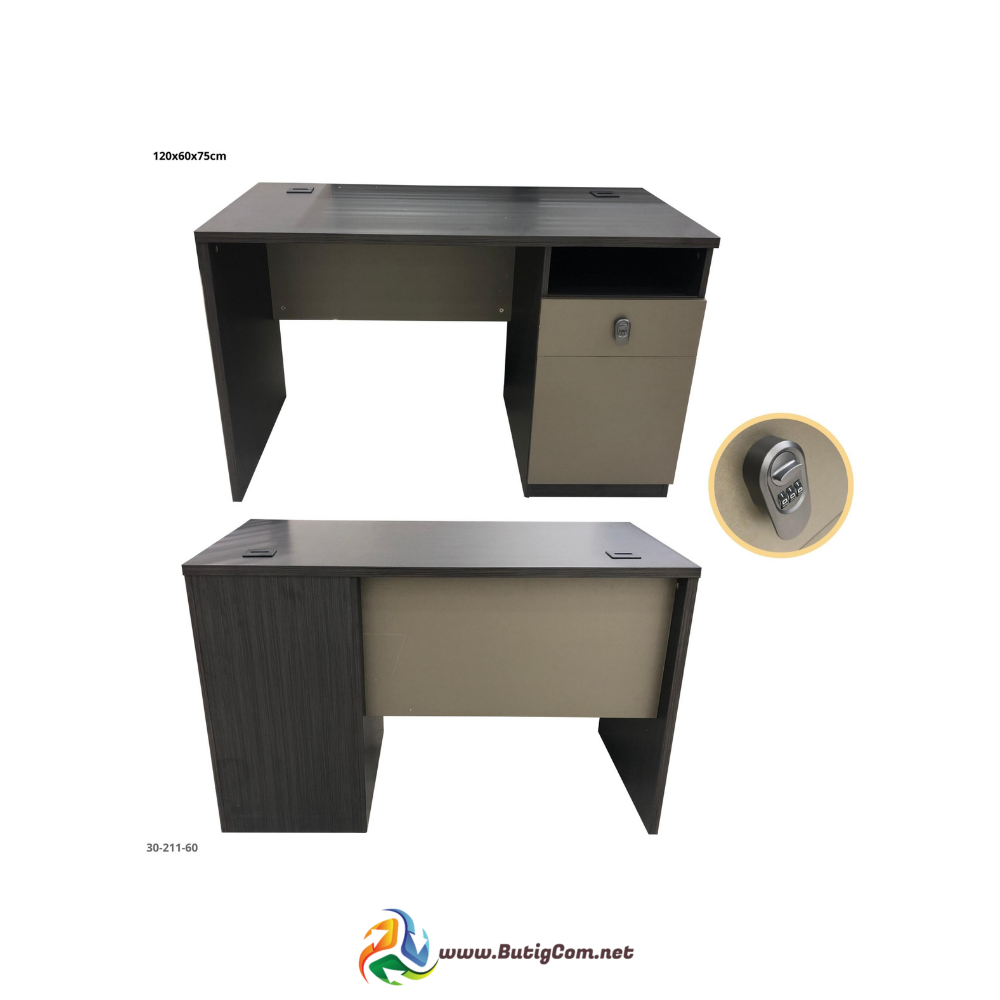 Escritorio 120x60x75 cm con Gabinete