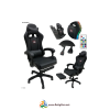 94 Silla Gaming Negra RGB-LED con Reposa Pie