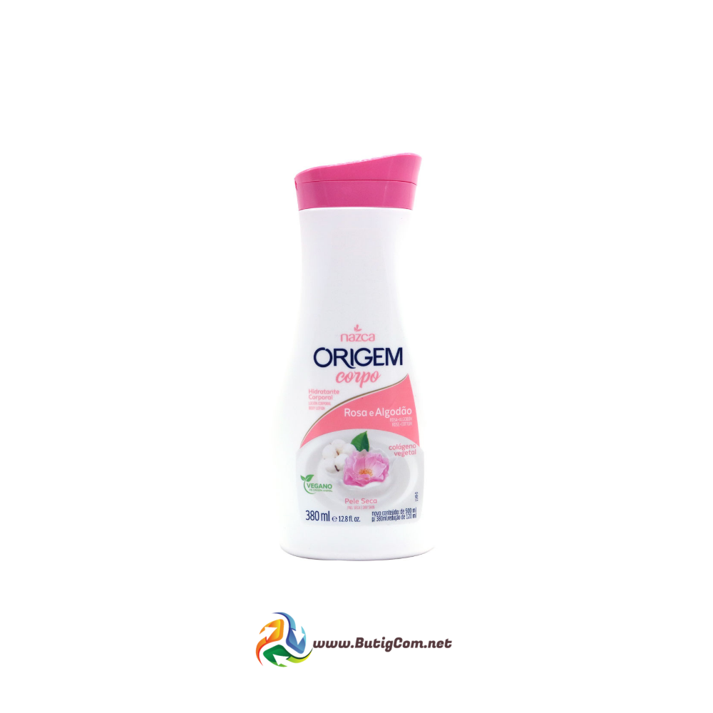 Origem Crema Corporal Rosa E Algodao 380ml